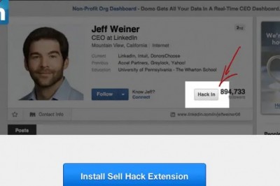 A browser tool that lets you to see anyone's Email Address via LinkedIn